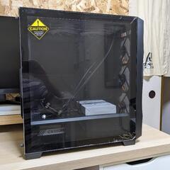 Antec DF700 Flux PCケース CORSAIR 電源ユニットとDeepCool CPUクーラー付きの画像