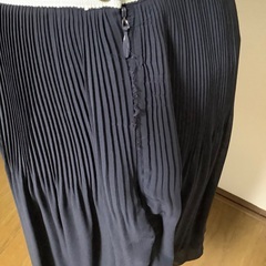 濃紺　フレアスカートの画像