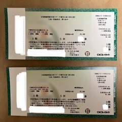 9/5昼公演　宝塚歌劇雪組全国ツアー宇都宮公演チケット2枚