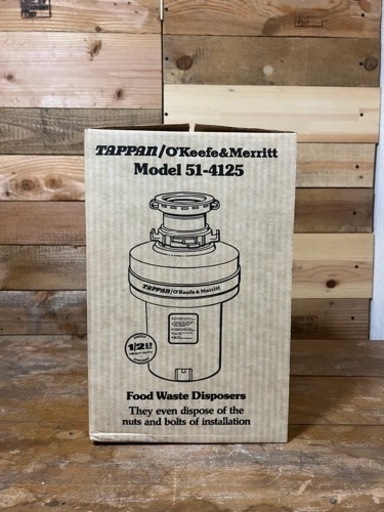 【超美品/値下げ可能】TAPPAN ディスポーザー（アメリカ製）