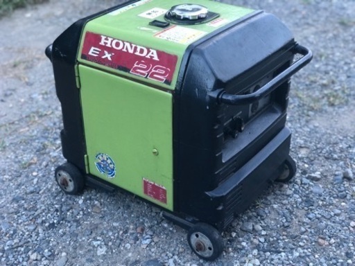 ホンダ 防音型サイクロコンバーター 2.2Kv エンジン発電機　EX22