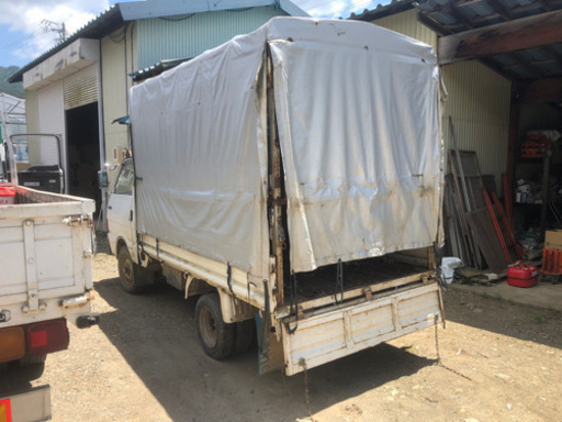 1トントラック荷台(荷台のみ)幌セット（中古)マツダのボンゴ外すの物　