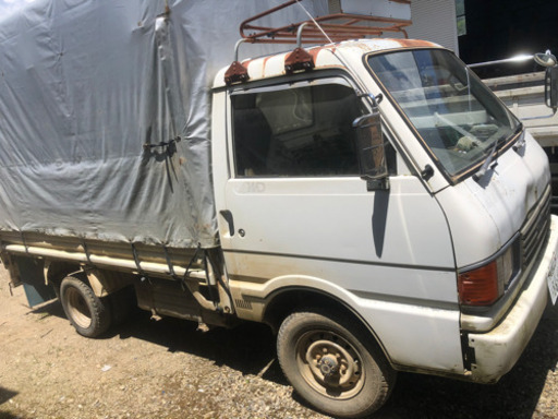 1トントラック荷台(荷台のみ)幌セット（中古)マツダのボンゴ外すの物　