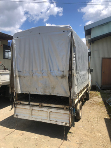 1トントラック荷台(荷台のみ)幌セット（中古)マツダのボンゴ外すの物　