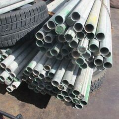 【長野県引取限定】 単管パイプ 4m 1本 「在庫約160本」中古/ 鋼管 建築現場 DIY　白馬の画像