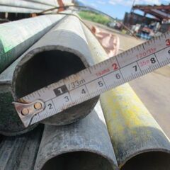 【長野県引取限定】 単管パイプ 4m 1本 「在庫約160本」中古/ 鋼管 建築現場 DIY　白馬の画像