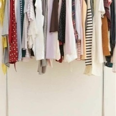 【11月末に処分します】パイプハンガーラックの画像