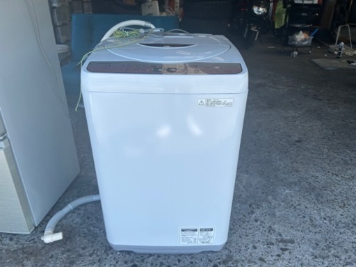 SHARP 6kg 60リットル　全自動洗濯機　イオンコート　ES-GE60L