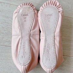 【9/2(土)受け取りまで】新品 ルームシューズ バレエシューズ 本革 ヨーロッパ製の画像