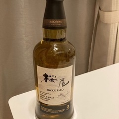 桜尾　シングルモルト　ジャパニーズウイスキー　43度　700ml　箱入　2本セットの画像