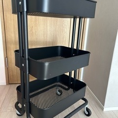 （決まりました）IKEA 3段ワゴン黒