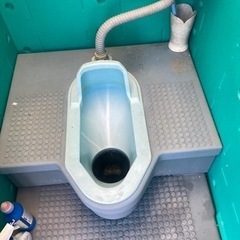 旭ハウス 仮設トイレ簡易水洗式 AUトイレ【中古品】引き取り
