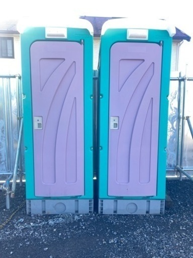 旭ハウス　仮設トイレ簡易水洗式　小便器用トイレ【中古品】引き取り