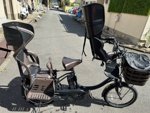最終値下げ(他でも出品中)付属品たくさんつけてます！ブリジストン 電動アシスト自転車 子供乗せ