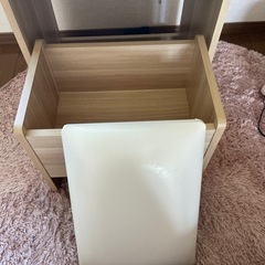 ドレッサー スツール付き 幅50cm ドレッサーテーブル 化粧台 鏡台 コンセント付きの画像