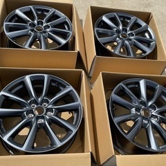 MAZDA3 純正ホイール 18インチ 4本セット 新車外し 値下げ】新車外し MAZDA3 純正 5H-114.3 7J+45 18インチ アルミ