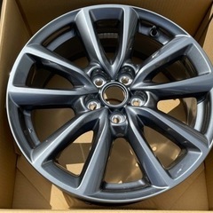 値下げ】新車外し MAZDA3 純正 5H-114.3 7J+45 18インチ アルミ