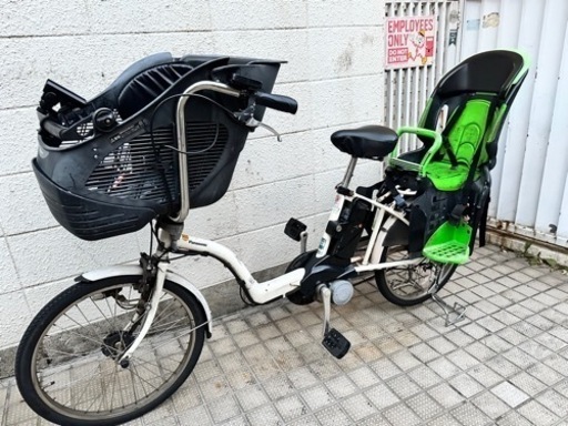 Panasonic 電動自転車 子供2人乗せ バッテリー交換済み