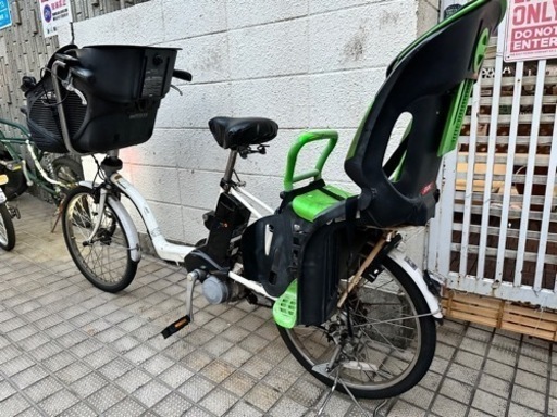 Panasonic 電動自転車 子供2人乗せ バッテリー交換済み