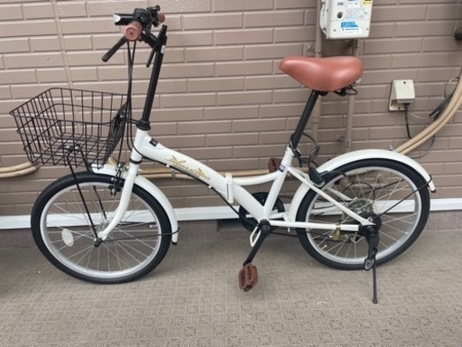 折りたたみ自転車（ライト､ギア、鍵付き）