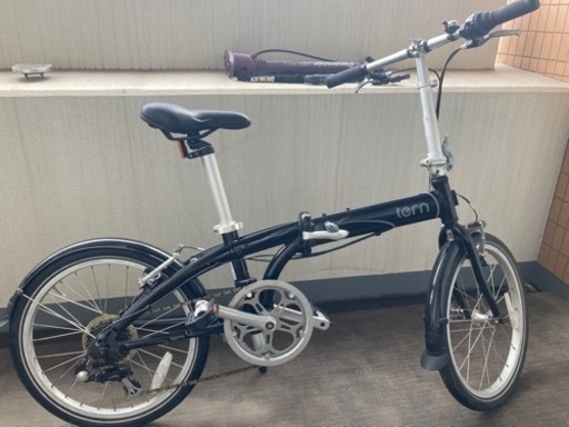tern link C7 折りたたみ自転車　空気入れ　チェーンロック付