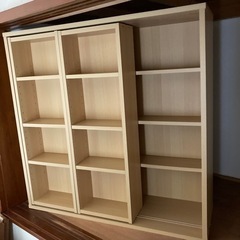 本棚　稼働棚　dvdラックの画像