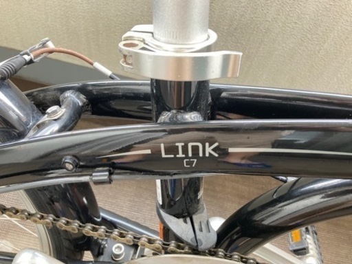 tern link C7 折りたたみ自転車　空気入れ　チェーンロック付