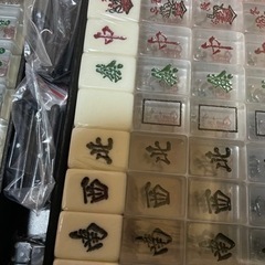 透明　麻雀牌　未使用の画像