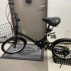 折りたたみ自転車の画像