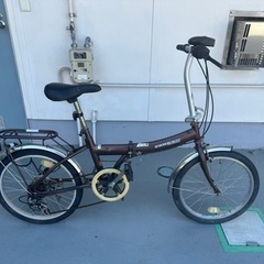【交渉中】まだまだ乗れます！折り畳み自転車。