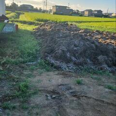 耕作後の土(ご自由にお持ち帰りください)の画像