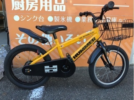 ●販売終了●16インチ　子供用自転車　HUMMER   中古品