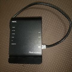 お譲り先決定 Wi-Fiルーター PA-WG1200HS4