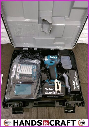 ✨【涙の大特価祭】✨　マキタ　未使用　TD173DRGX　インパクトドライバ　充電器　18V6.0Ahバッテリー×2個　✨下関市勝谷新町✨　早い者勝ち!!　在庫無くなり次第終了します　激安