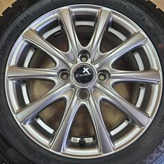 DUNLOP WINTERMAXX WM01 175/65R14 82Q HOTSTUFF EXSTEER 14×5.5J+45 ヴィッツ デミオ ノート キューブ 等 スタッドレスタイヤ a55の画像