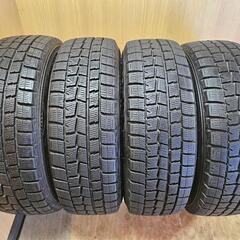 DUNLOP WINTERMAXX WM01 175/65R14 82Q HOTSTUFF EXSTEER 14×5.5J+45 ヴィッツ デミオ ノート キューブ 等 スタッドレスタイヤ a55の画像