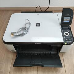 【取引中】プリンター　インク満タン　ケーブル付の画像