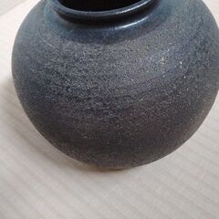 稲穂柄　陶器　花器　　花瓶　置物　インテリアの画像