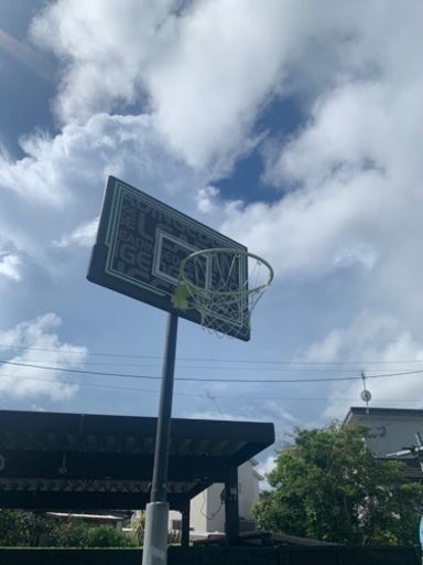 バスケットゴール　ボール付