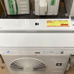 K04468　シャープ　中古エアコン　主に10畳用　冷房能力　2.8KW ／ 暖房能力　3.6KW