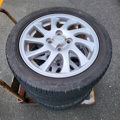 ホットマン セール ダイハツ 純正 ホイール 4本セット タントカスタム L375S L350S タイヤ・ホイール