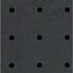 有孔ボード パンチングボード 黒色 910 × 1123 mm ...