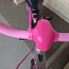 16インチ補助輪付き自転車（ダイワサイクル）の画像