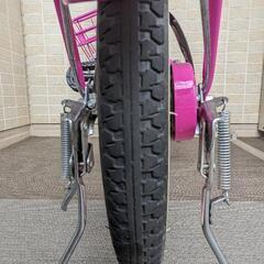 16インチ補助輪付き自転車（ダイワサイクル）の画像