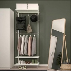 (予約中)IKEA イケア コートラック 靴収納ユニット付き ホ...