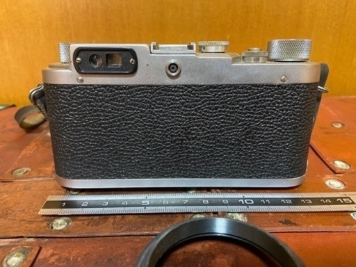 レトロ　アンティーク　ライカバロナックコピー　Leotax K3 レンズCanon50ミリ　1:1.3で明るめのレンズ装着