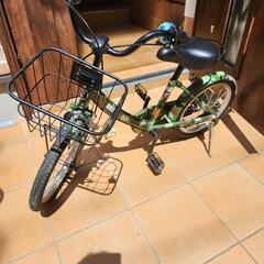 迷彩柄16インチこども用自転車