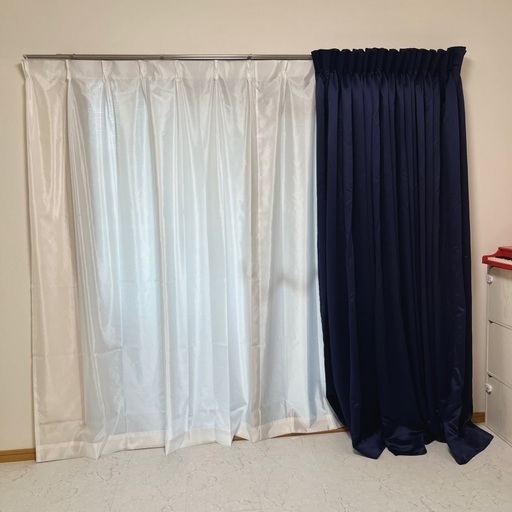 【美品】KEYUKA ケユカカーテン & シームレス防炎カーテン s7809804.jpg