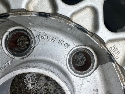 15インチ　6.5j+40 114.3 5h 4本　BBS RS?