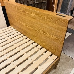 【売約済】　Re:CENO product リセノ　プロダクト　東京　TOKYO folk フォーク　ベッドフレーム　ベッド　ダブル　すのこ　ヘッドボード　検　ウニコ　unico アディ　ADDAYの画像